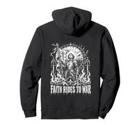 Rollos de Batalla a la fantasía del Caballero Medieval Sudadera con Capucha