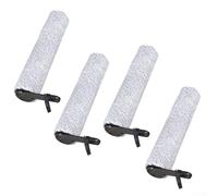 Rollos de cepillo de repuesto para aspiradoras Tineco para Floor One S9 Artist Pro, S7 Pro, S6, Stretch S6 Wet Dry Aspiradoras, versión 2, accesorios de rodillo desmontable con microfibra (4 piezas)