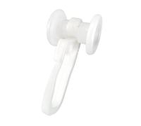 Rollos de cortina universales, deslizadores de cortina, ganchos de cortina, ruedas en U para rieles de cortina en U (300)