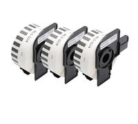 Rollos de Etiquetas térmicas DK 22210, 5 Rollos, Etiqueta Continua de 29mm x 30,48 m, Compatible con Impresora Brother QL(3 Roll)