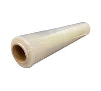 Rollos de film transparente elástico para paquetes postales 400 mm x 250 m, Pack of 1, Claro/transparente, 1