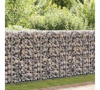 Rollos de Malla metálica de Acero Inoxidable, Tamaños múltiples de Acero galvanizados del Panel la Cerca Malla Alambre Pared Gabion(200 x 60 x 100 cm (L x W x H))