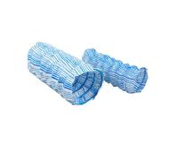 Rollos de malla metálica, Tubo de drenaje de infiltración Alambre de acero corrugado no tejido Azul 5-50 m(50m/164ft)