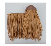 Rollos de paja de palma artificial duraderos resistentes a los rayos UV para techos Tiki, cenadores, paraguas y eventos al aire libre, perfectos para decoraciones de fiestas y toldos