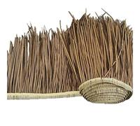 Rollos de paja de palma artificial para bar Tiki, jardín, patio, paraguas, valla, decoración de fiestas