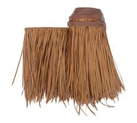 Rollos De Paja De Palma De Plástico PE Teja De Paja Techo De Paja Mexicana Artificial Rollos De Paja De Palma, Techo De Paja Tiki Hut Para Cubierta De Sombrilla(Yellow a,0.5x2m/1.64X6.56ft)