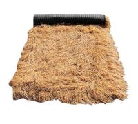 Rollos de paja de palma sintética ignífugos para techos duraderos resistentes a la intemperie, persianas de césped mexicano, azulejos de paja falsos para cubiertas de barras y vallas de patio