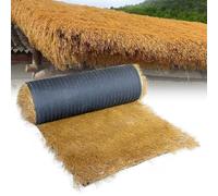 Rollos de paja sintética para techos, Techo De Paja De Césped Sintético for Patio Piscina Playa 1x1-20m(1x11m(39.4x433in))