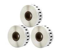 Rollos de Papel de Etiqueta Blanca de 3pk para Uso Compatible con Modelos de Impresora de Etiqueta 99010 99012 99014 11352 11354 11355(11355)