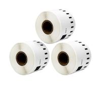 Rollos de Papel de Etiqueta Blanca de 3pk para Uso Compatible con Modelos de Impresora de Etiqueta 99010 99012 99014 11352 11354 11355(99014)