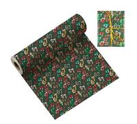 Rollos de papel de regalo de Navidad, suministros divertidos de regalo de edición 67, papel de regalo de decoración navideña, para organizadores de eventos, colegas, clubes sociales, grupos