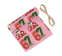 Rollos De Papel De Regalo Navideño 67 Diseños De Números Decorativos