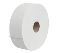 Rollos de papel higiénico Jumbo/Maxi de 320 m, puro guata - 2 capas, color blanco - Ecolabel - Fabricado en Francia - Juego de 6