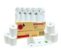 Rollos de papel t rmico para recibos de 3 1/8 x 190 (30 rollos) compatibles con la mayor a de los sistemas POS e impresoras de recibos. Citas ins