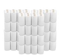 Rollos de Papel Termico. 264 unidades de Papel Datafono de 57x35x12 mm Blanco y de impresión clara Papel TPV Datafono Caja Registradora, Tickets, Papel Impresora Termica sin Bisphenol A