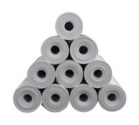 Rollos de papel térmico de 57 x 30 mm, resistente a las manchas, para impresora de recibos y sistema de caja registradora, compatible con para dispositivos epos (B)