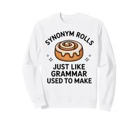 Rollos de sinónimo Gramática Pun Canela Roll Sudadera