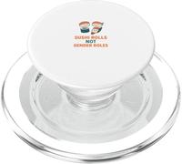 Rollos de Sushi no Roles de género Lindo Juego de Palabras de Comida Igualdad PopSockets PopGrip para MagSafe