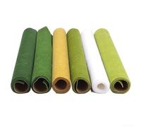 Rollos de tapete de césped para mesa de arena y paisaje de juego de guerra, ideal para proyectos de modelo de ferrocarril (verde claro, 25 x 25 cm)