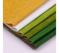 Rollos de tapete de césped para mesa en juegos de guerra y ferrocarriles (verde, 33 x 100 cm)