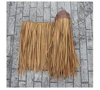 Rollos de Techo de imitación de Paja duraderos - Paja Artificial para pabellones y decoración escénica, Paja de plástico Grande en Color Amarillo (tamaño 47") Eventos y Pais