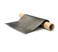 Rollos de tejido de fibra de carbono, Llano de tela cruzada fibra carbono 3K, 36cm x 100cm for piezas bicicleta automotrices(Plain)
