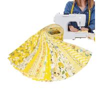Rollos de tela,Paquetes De Tiras De Algodón Pre-Cortadas Para Creaciones - Accesorio De Costura Para Vestidos Muñecas Fundas Cojines Manteles Scrapbooking Bolsas Acolchadas