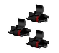 Rollos de Tinta Negro/Rojo, Rodillo de Tinta para Calculadora IR40T, Reemplazo para Cintas de Impresora de Rodillo de Tinta, Compatible con IR-40T, FR2650A, CX5322DP, CY2054P, CP13, etc., 3 Unidades
