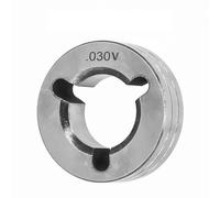 Rollos de transmisión moleteados con ranura en V para alimentador de alambre Miller MIG .030 .035 .045 (#8)