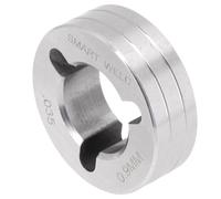 Rollos de transmisión moleteados con ranura en V para alimentador de alambre Miller MIG .030 .035 .045 (#5)