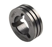 Rollos de transmisión moleteados con ranura en V para alimentador de alambre Miller MIG .030 .035 .045 (#1)