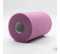 Rollos de tul de 100 yardas, rollo de organza, decoración de tela, rollo de tul para fiestas y eventos, compromisos, 09 rosa y morado