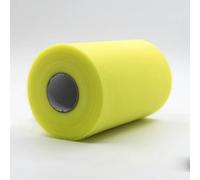 Rollos de tul de 100 yardas, rollo de organza, decoración de tela, rollo de tul para fiestas y eventos, compromisos, 05 amarillento