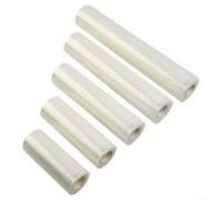 Rollos de vacío de larga vida útil para almacenamiento de carnes, lácteos y productos en la cocina, sin necesidad de precorte para tamaño bajo demanda (15 x 500 cm)