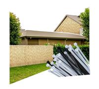Rollos de valla decorativa para jardín, 2 pies, 3 pies, 4 pies, 5 pies de alto, valla de borde para exteriores, patio, porche, piscina y techo (R3 145 x 1000 cm)