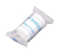 Rollos de vendaje de gasa enrollado, gasa blanca, transpirable, utilizado para el cuidado de heridas y suministros, vendaje de compresión