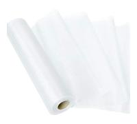 Rollos Organza, Rollo Organza Transparente, Rollo Organza Tul Cinta para Decoración Mesa Boda, Arcos Silla, Caminos Mesa, Favores Fiesta (Blanco)