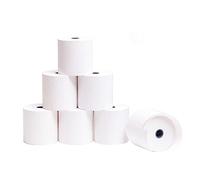 Rollos Papel Térmico 80x60x12 mm para Sumadora Impresora TPV, Sin Bisphenol A (8 unidades)