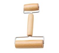 Rollos para repostería de madera, rodillo de masa, herramienta, rodillo de pastelería de madera, forma T, para esparcir pizzas, galletas, fondantes, pasta, revestimiento antiadherente