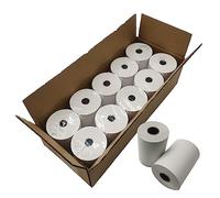 Rollos térmicos de 80 mm x 80 mm x 12 mm para terminal POS, impresora EPOS, sistema POS - Sin BPA - 20 unidades
