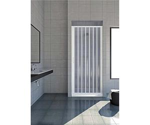 Rollplast - Bven2loncc28110 caja plegable ducha, diam. 110 cm x 185 cm, de pvc, de un lado, de una sola puerta con apertura lateral., blanco