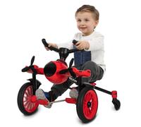 Rollplay Flex Pedal Drifter (con Pedales, Plegable, para niños a Partir de 1,5 años, hasta máx. 35 kg, Rojo, vehículo Infantil) 45714