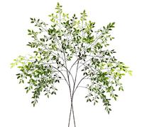 Rollway 2 Ramas Artificiales auténticas, 110 cm, Ramas de Olivo, Ramas de Olivo, Ramas Decorativas, Ramas Verdes, Ramas Decorativas de Primavera, para jarrón de Suelo, Relleno de jarrones