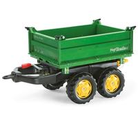 Rolly Toys Remolque para tractor a pedales RollyMega 122004 Mega-volquete de tres Verde