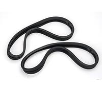 Rolly Toys 28700050580-Neumáticos para Ruedas (2 Unidades, 308 x 98 mm, Accesorios para vehículos a Pedales 28700050580), Color Negro