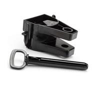 Rolly Toys Adaptador de Remolque Compatible con Tractores Peg Perego, Color Negro, Small (X99100006880)