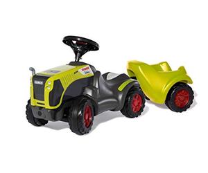 Rolly Toys Claas Xerion 135882-Tobogán Infantil rollyMinitrac (vehículo Deslizante con Remolque, para niños de 1,5 a 4 años, Compartimento bajo el capó, neumáticos silenciosos) (13 588 2)