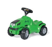 Rolly Toys Juguetes Tobogán para bebés rollyMinitrac Deutz Agrokid con compartimento de almacenamiento, contorno ergonómico del vehículo, volante con bocina, adecuado a partir de 1 ½ años 132102