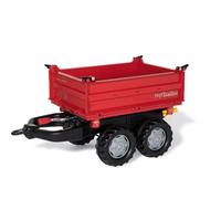 Rolly Toys Remolque para tractor a pedales MegaTrailer Rojo 88x45x47
