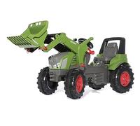 Rolly Toys RollyFarmtrac Premium Fendt Vario 939 - Tractor de Pedales con Carga Frontal RollyTrac (vehículo a Pedales para niños a Partir de 3 años, con neumáticos silenciosos), Color Verde y Gris